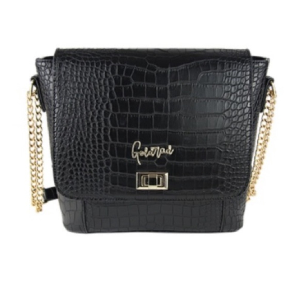 EUC Leather Crossbody Purse w/ Gold Chain ✨ - Picture 4 of 15
